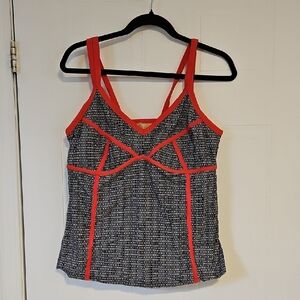 Cactus XL Womens Swimsuit Geometric Print Double Strap